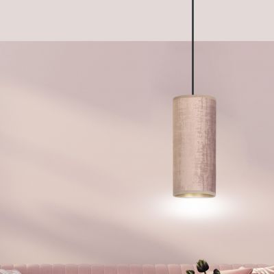 Emibig lampa wisząca Bente 1 E27 różowo/czarny 1061/1 (1061/1)