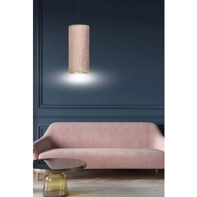 Emibig lampa wisząca Bente 1 E27 różowo/czarny 1061/1 (1061/1)