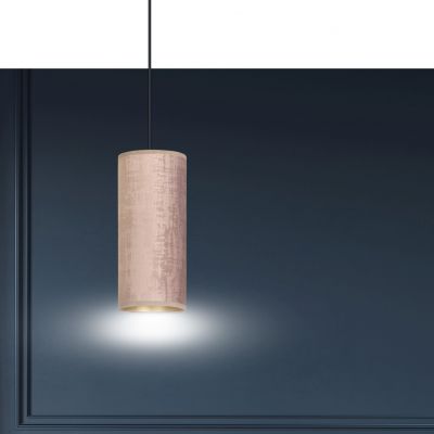 Emibig lampa wisząca Bente 1 E27 różowo/czarny 1061/1 (1061/1)