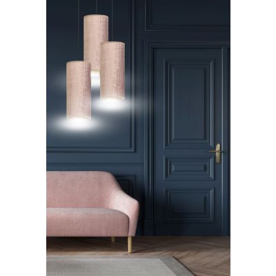 Emibig lampa wisząca Bente 3 Premium 3xE27 różowo/czarny 1061/3PREM (1061/3PREM)