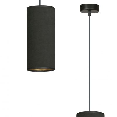 Emibig lampa wisząca Bente 1 E27 czarna 1067/1 (1067/1)