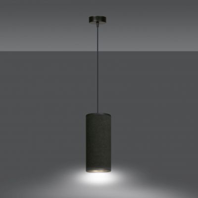 Emibig lampa wisząca Bente 1 E27 czarna 1067/1 (1067/1)