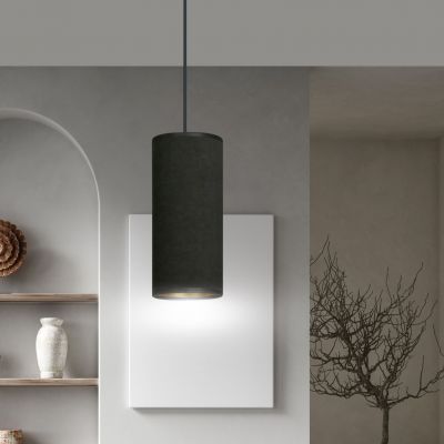 Emibig lampa wisząca Bente 1 E27 czarna 1067/1 (1067/1)