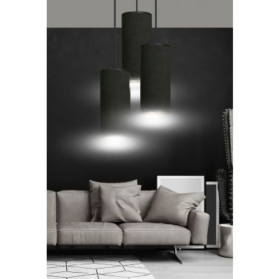 Emibig lampa wisząca Bente 3 Premium 3xE27 czarna 1067/3PREM (1067/3PREM)