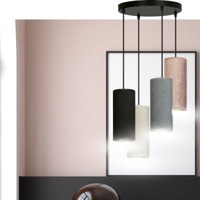 Emibig lampa wisząca Bente 4 Premium 4xE27 multikolor 1068/4PREM (1068/4PREM)