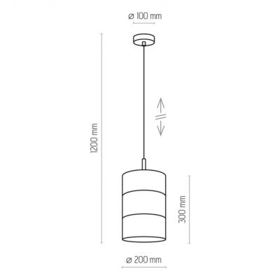 TK-Lighting lampa sufitowa Bogart White 1xE27 max 60W biała/złota (3208)