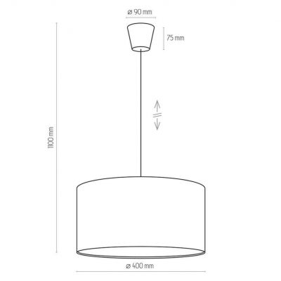 TK-Lighting lampa wisząca Rondo Kids 1xE27 max 15W biała/miętowa (3233)