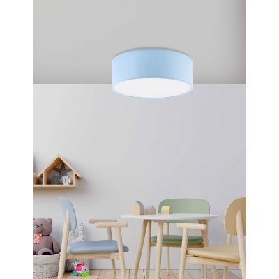 TK-Lighting lampa sufitowa Rondo Kids 4xE27 max 15W biała/niebieska (3229)