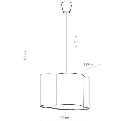 TK-Lighting lampa sufitowa CLOUD E27 Max 60W (3360)