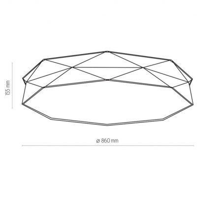 TK-Lighting lampa sufitowa KANTOOR 6xE27,15W LED (1081)