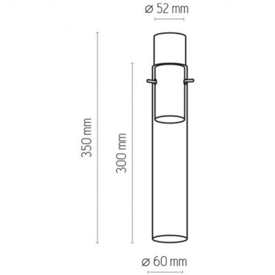 TK-Lighting lampa sufitowa Look Graphite 1x GU10 - 50W czarna/grafit (3147)