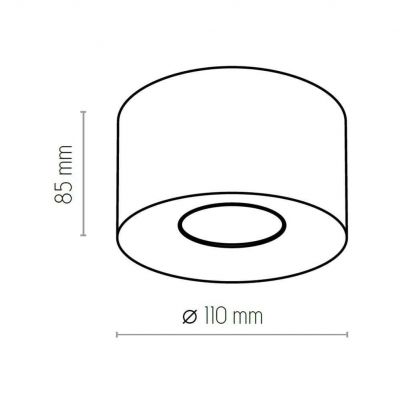 TK-Lighting lampa sufitowa ORION 1xGU10, 10W LED (3234)