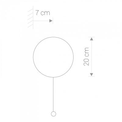 Kinkiet MINIMAL OAK 9377 NOWODVORSKI LED (9377)