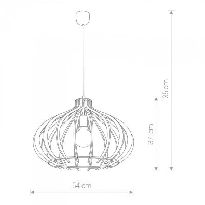 Lampa wisząca IKA I ZWIS D (4174)