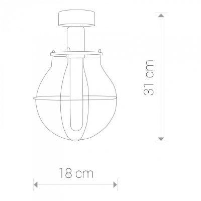 Nowodvorski Plafon loft klatka MANUFACTURE I 9741 (9741)