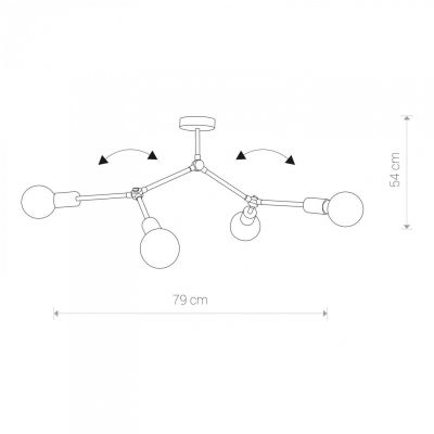 Lampa sufitowa TWIG IV Nowodvorski (9140)