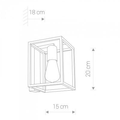 Kinkiet CRATE I 9046 Nowodvorski (9046)