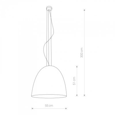 Lampa wisząca EGG L (9024)