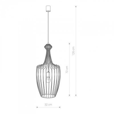 Lampa wisząca LUKSOR L 8847 Nowodvorski (8847)