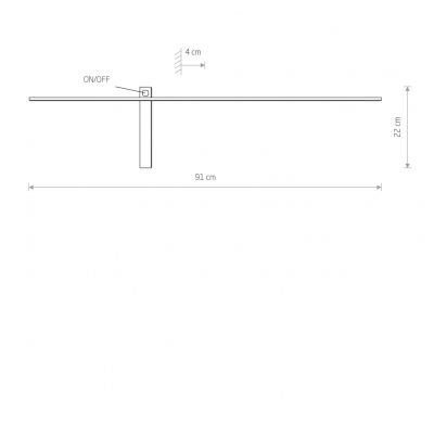 Lampa ścienna IMPULSE LED M (8116)