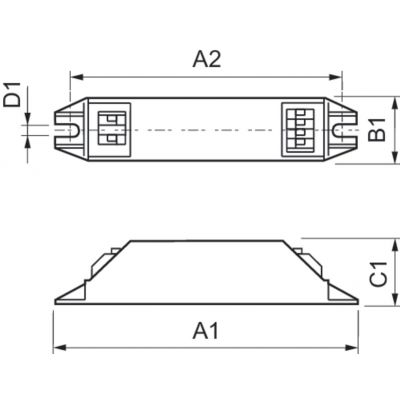 STATECZNIK HF-M BLUE 128 LH TL5 230-240V (871150093243330)