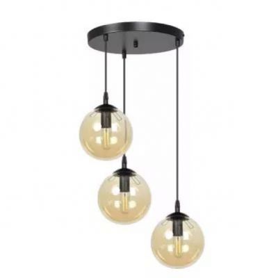 Emibig lampa wisząca Cosmo 3 3xE14 czarna 713/3PREM (713/3PREM)