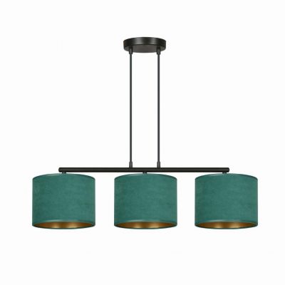 Emibig lampa wisząca HILDE 3 BL GREEN E27 60W MAX 1051/3 (1051/3)