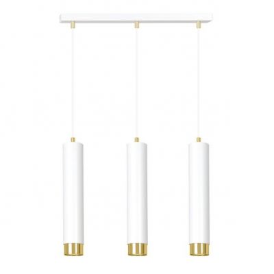 Emibig lampa wisząca Kibo 3 3xGU10 biało/złota 642/3 (642/3)