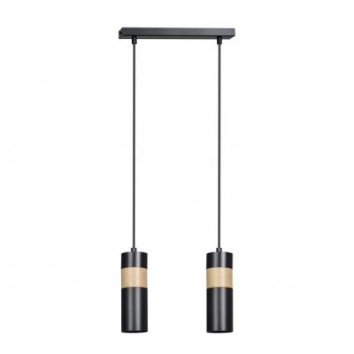 Emibig lampa wisząca AKARI 2 BLACK GU-10 30W MAX 732/2 (732/2)