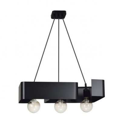 Emibig lampa wisząca KOMA 3 BLACK E27 60W MAX 630/3 (630/3)