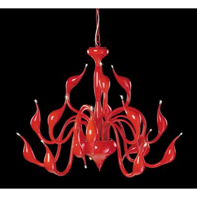 ITALUX lampa wisząca Swan (MD8098-18A/RED)