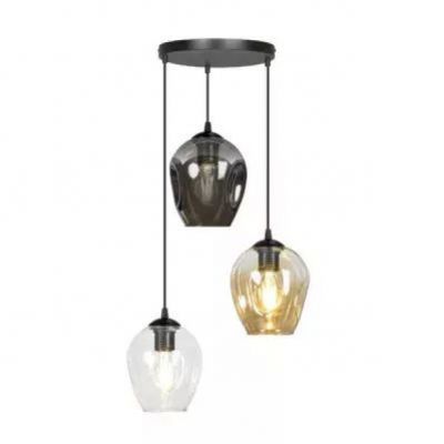 Emibig lampa wisząca Istar 3 3xE27 czarna 682/3PREM (682/3PREM)