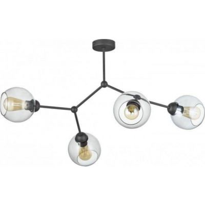 TK Lighting lampa sufitowa Fairy 4xE27 max 60W czarna/grafit (2730)