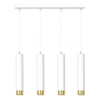 Emibig lampa wisząca Kibo 4 4xGU10 biało/złota 642/4 (642/4)