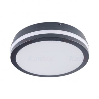 Plafoniera LED 18W neutralna IP54 BENO 1400lm IP54 Grafitowy 33348 KANLUX (33348)