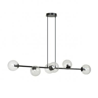 Emibig lampa wisząca Rossi 6 6xE14 transparentna 874/6 (874/6)