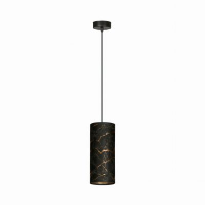 Emibig lampa wisząca Karli 1 E27 czarno/złota 1056/1 (1056/1)