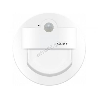 Oprawa schodowa LED Rueda LED PIR 120 Motion Sensor Light 1,0W 10V DC 6500K barwa zimna IP20 biały mat SKOFF (MJ-RUE-C-W-1-ML-ML-01)