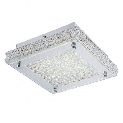 ITALUX plafon Nino Square LED, zintegrowany 20W 1600 lm 3000K IP20 kolor - chrom (C98000F-20W)