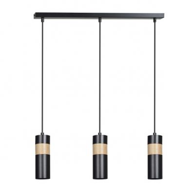 Emibig lampa wisząca AKARI 3 BLACK GU-10 30W MAX 732/3 (732/3)