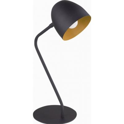 TK-Lighting lampka nocna Soho 1xE27 max 60W czarna/złota (5036)