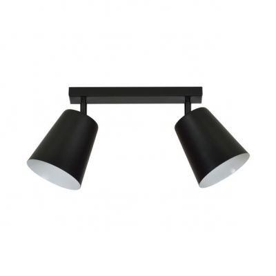 Emibig lampa wisząca PRISM 2 BLACK / WHITE E27 60W MAX 385/2 (385/2)