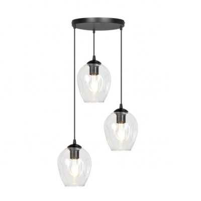 Emibig lampa wisząca Istar 3 3xE27 czarna 679/3PREM (679/3PREM)