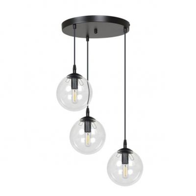 Emibig lampa wisząca Cosmo 3 3xE14 czarna 711/3PREM (711/3PREM)