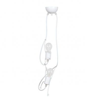 Emibig lampa wisząca BOBI 2 WHITE E27 60W MAX 538/2 (538/2)