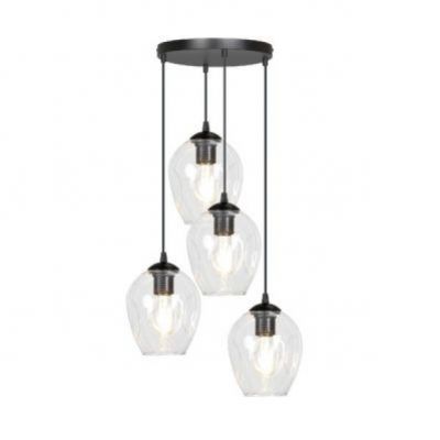 Emibig lampa wisząca Istar 4 4xE27 czarna 679/4PREM (679/4PREM)