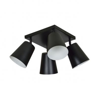 Emibig lampa wisząca PRISM 4 BLACK / WHITE E27 60W MAX 385/4 (385/4)