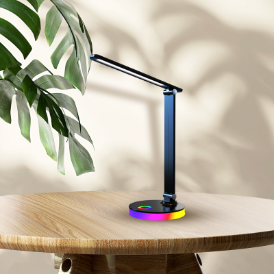 Lampka biurkowa Bruno czarna 5W LED RGB ML1628 MILAGRO (ML1628)
