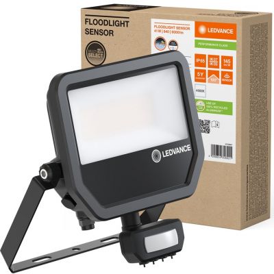 Naświetlacz LED z czujnikiem ruchu FLOODLIGHT 27W41W IP65 4000K 145lm czarny LEDVANCE (4099854306921)