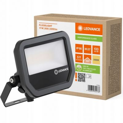 Naświetlacz LED 17W 2200lm 3000K IP66 czarny Floodlight LEDVANCE  (4099854305788)